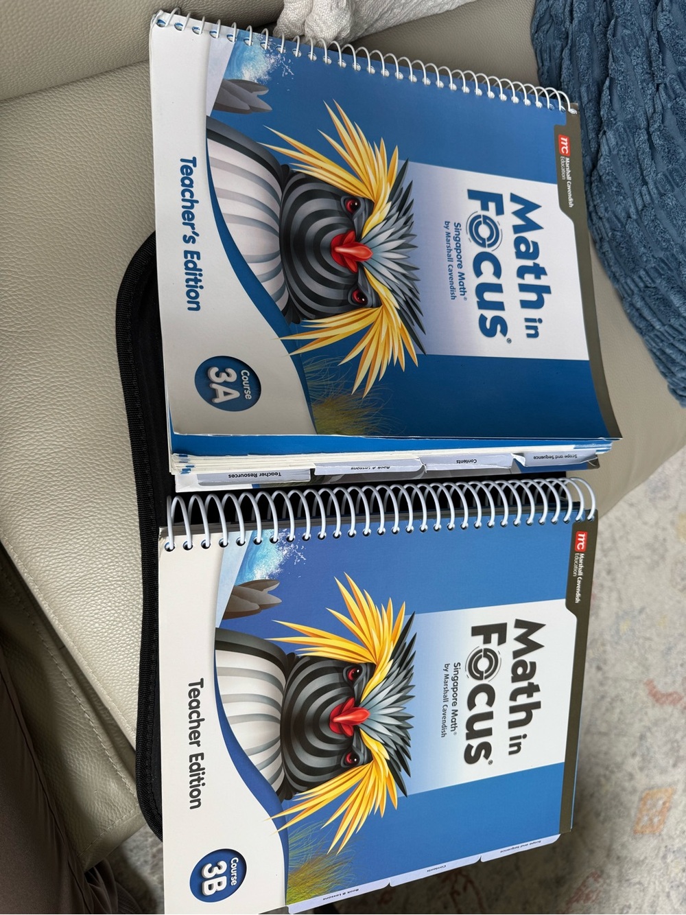 Math in Focus Teacher Edition Spiral-Bound Textbook and Workbook courses 3A,3B